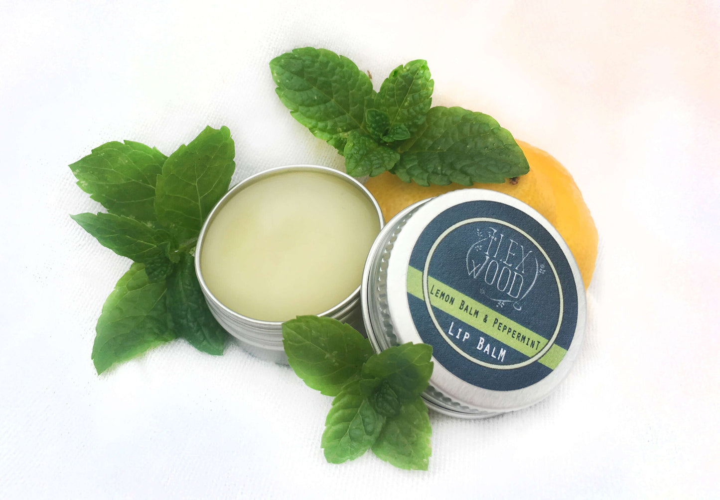 Vegan Lemon Balm and Peppermint Lip Balm - 10ml