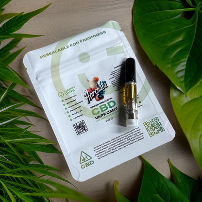 Broad Spectrum CBD/CBG Vape Carts - Horchata (CDT) | 1ml